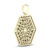 Thumbnail Image 4 of Men's Diamond Water Charm 1/3 ct tw Round 10K Yellow Gold