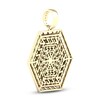 Thumbnail Image 3 of Men's Diamond Water Charm 1/3 ct tw Round 10K Yellow Gold