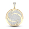 Thumbnail Image 1 of Men's Diamond Air Charm 3/4 ct tw Round 10K Yellow Gold