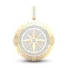 Thumbnail Image 1 of Men's Diamond Earth Charm 3/4 ct tw Round 10K Yellow Gold