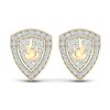Thumbnail Image 0 of Men's Diamond Fire Stud Earrings 1/5 ct tw Round 10K Yellow Gold