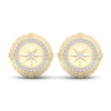 Thumbnail Image 0 of Men's Diamond Earth Stud Earrings 1/6 ct tw Round 10K Yellow Gold
