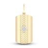 Thumbnail Image 1 of Men's Diamond Charm 1/4 ct tw Square-cut 10K Yellow Gold