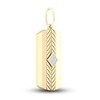 Thumbnail Image 2 of Men's Diamond Charm 1/4 ct tw Square-cut 10K Yellow Gold