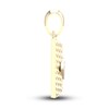 Thumbnail Image 4 of Men's Diamond Charm 1/3 ct tw Square-cut/Round 10K Yellow Gold