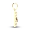 Thumbnail Image 3 of Men's Diamond Charm 1/3 ct tw Princess/Round 10K Yellow Gold