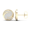 Thumbnail Image 1 of Men's Diamond Air Stud Earrings 1/4 ct tw Round 10K Yellow Gold