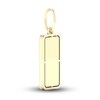 Thumbnail Image 3 of Men's Diamond Charm 5/8 ct tw Square-cut/Round 10K Yellow Gold