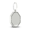 Thumbnail Image 2 of Men's Diamond Charm 3/4 ct tw Square-cut/Round 10K White Gold