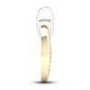 Men's Lab-Created Diamond Necklace Charm 1 ct tw Round 14K Yellow Gold