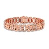 Thumbnail Image 1 of Men's Diamond Bracelet 1 ct tw Round 14K Rose Gold 8.5"