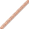 Thumbnail Image 2 of Men's Diamond Bracelet 1 ct tw Round 14K Rose Gold 8.5"