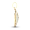 Thumbnail Image 2 of Men's Diamond Necklace Charm 1 ct tw Round 10K Yellow Gold