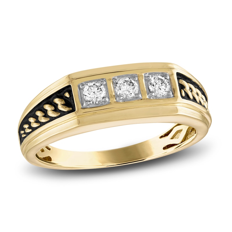 1933 by Esquire Diamond Ring 1/3 ct tw Round 10K Yellow Gold