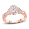 Thumbnail Image 1 of Diamond Engagement Ring 3/4 ct tw Round 14K Rose Gold