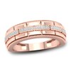 Thumbnail Image 0 of Men's Diamond Ring 1/15 ct tw Round 10K Rose Gold