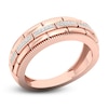 Thumbnail Image 2 of Men's Diamond Ring 1/15 ct tw Round 10K Rose Gold