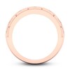 Thumbnail Image 3 of Men's Diamond Ring 1/15 ct tw Round 10K Rose Gold