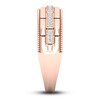Thumbnail Image 4 of Men's Diamond Ring 1/15 ct tw Round 10K Rose Gold