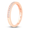 Thumbnail Image 2 of Diamond Wedding Band 1/5 ct tw Round 14K Rose Gold