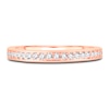Thumbnail Image 3 of Diamond Wedding Band 1/5 ct tw Round 14K Rose Gold