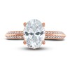Thumbnail Image 3 of Vera Wang WISH Diamond Engagement Ring 2-1/4 ct tw Oval/Round 18K Rose Gold
