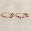 Thumbnail Image 4 of Juliette Maison Natural Citrine & Natural Aquamarine Ring 10K Rose Gold
