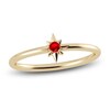 Thumbnail Image 1 of Juliette Maison Natural Ruby Starburst Ring 10K Yellow Gold