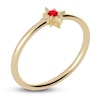 Thumbnail Image 2 of Juliette Maison Natural Ruby Starburst Ring 10K Yellow Gold