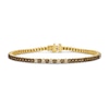 Thumbnail Image 1 of Le Vian Diamond Tennis Bracelet 2 ct tw Round 14K Honey Gold 7&quot;
