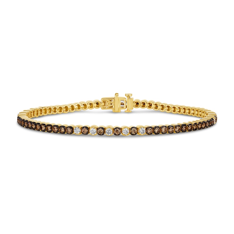 Le Vian Diamond Bracelet 2 ct tw Round 14K Honey Gold 7"