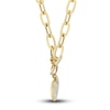 Thumbnail Image 2 of Shy Creation Diamond Heart Toggle Necklace 1/2 ct tw 14K Yellow Gold 18" SC55022370