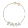 Thumbnail Image 1 of Juliette Maison Diamond Station Name Bracelet 3/4 ct tw Round 10K Yellow Gold