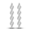 Thumbnail Image 4 of Lab-Grown Diamond Dangle Earrings 5-1/5 ct tw Marquise 14K White Gold