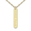 Thumbnail Image 0 of Men's Engravable Pendant Necklace 14K Yellow Gold 18"
