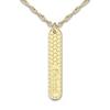 Thumbnail Image 1 of Men's Engravable Pendant Necklace 14K Yellow Gold 18"