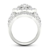 Thumbnail Image 4 of Diamond 3-Piece Bridal Set 5 ct tw Round 14K White Gold