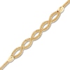 Thumbnail Image 2 of Italia D'Oro Braided Bracelet 14K Yellow Gold 7.5"