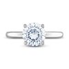 Thumbnail Image 3 of Lab-Grown Diamond Solitaire Engagement Ring 2 ct tw Round Platinum