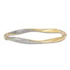 Thumbnail Image 3 of Italia D'Oro Twisted Bangle Bracelet 14K Yellow Gold