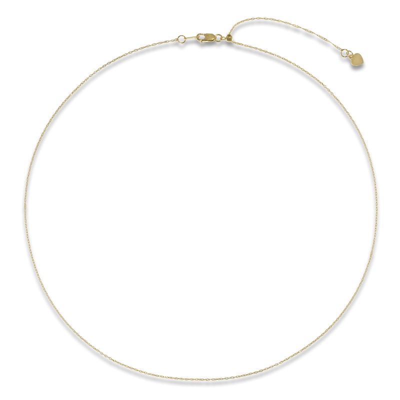 Main Image 1 of Solid Singapore Chain Necklace 14K Yellow Gold 20" 1mm