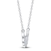 Thumbnail Image 1 of Shy Creation Diamond Wing Necklace 1/6 ct tw 14K White Gold SC36213134V2