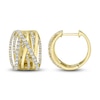 Thumbnail Image 0 of Shy Creation Diamond Huggie Earrings 3/4 ct tw 14K Yellow Gold SC55025348D0.65