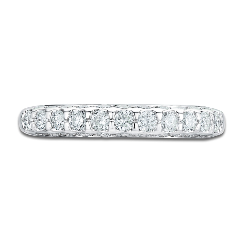 Main Image 3 of Diamond Profile Anniversary Band 3/4 ct tw 14K White Gold
