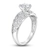 Thumbnail Image 2 of Vintage-Style Round Diamond Engagement Ring 1-1/4 ct tw 14K White Gold