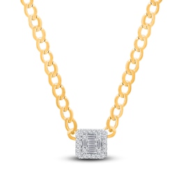 Kallati Diamond Chain Necklace 1/2 ct tw 14K Yellow Gold