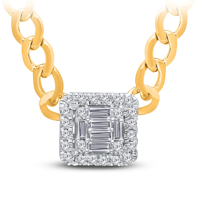 Main Image 4 of Kallati Diamond Chain Necklace 1/2 ct tw 14K Yellow Gold