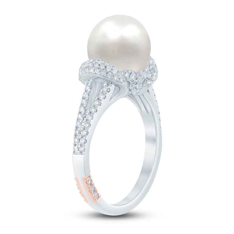 Main Image 2 of Pnina Tornai South Sea Cultured Pearl & Diamond Engagement Ring 5/8 ct tw 14K White Gold