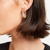 Thumbnail Image 1 of Alessi Domenico Diamond Hoop Earrings 1/3 ct tw 18K Yellow Gold