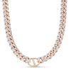 Thumbnail Image 5 of Alessi Domenico Diamond Necklace 6-3/8 ct tw 18K Rose Gold 22" 8.2mm
